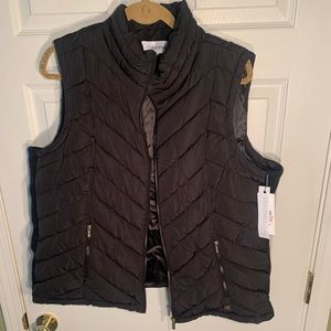 Black Calvin Klein Quilted Vest 2x